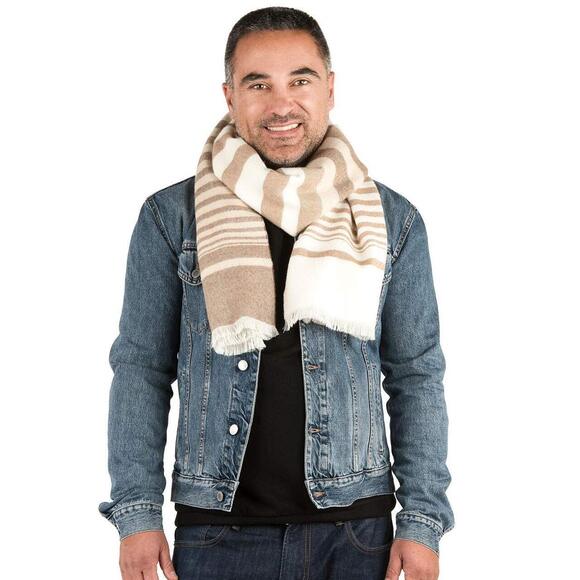 - Baby Alpaca Oversized Scarf - 100% Eco Baby Alpaca Wool 1711